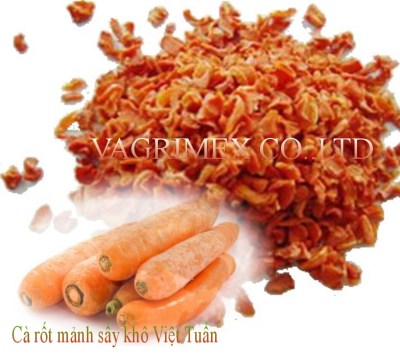 Cà rốt mảnh sấy khô